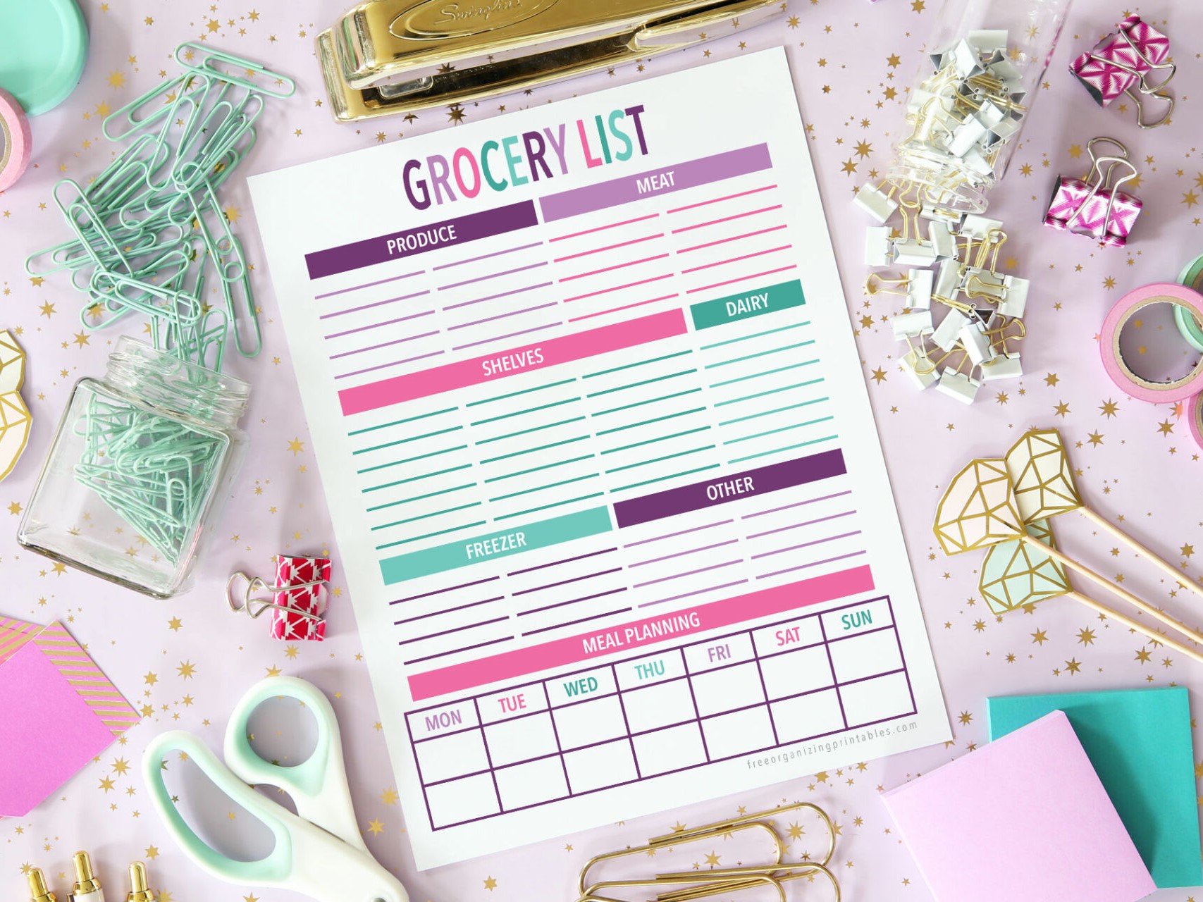 Grocery List Templates