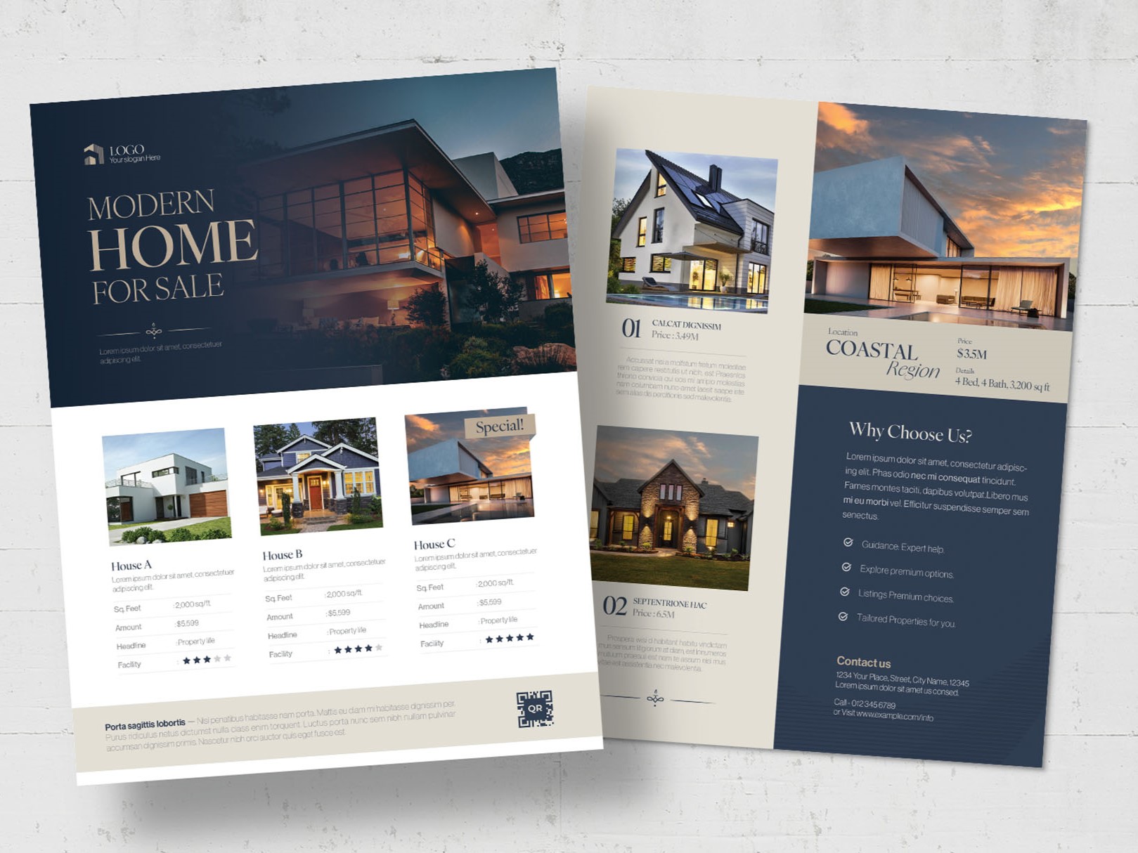 Property Listing Brochure Templates